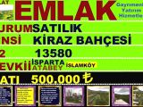 ISPARTA ATABEY İSLAMKÖYDE SATIK 13580 M2 KİRAZ BAHÇESİ POLAT EMLAK