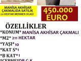 MANİSA AKHİSAR ÇAKMALIDA SATILIK 211 HEKTAR MERMER OCAĞI POLAT EMLAK