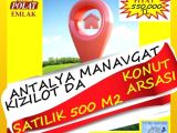 ANTALYA MANAVGAT KIZILOT DA SATILIK 500 M2 KONUT ARSASI POLAT EMLAK