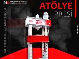 60 Ton Kollu Motorlu Hidrolik ATölye Presi - Hydraulic Workshop Press