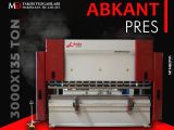 CNC 3100 x 135 Ton Hidrolik Abkant Pres - Press Brake