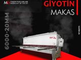 CNC 6100 x 20mm guillotine Shear - Hidrolik Giyotin Makas