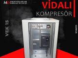 VEK 15 İnvertörlü Vidalı Kompresör