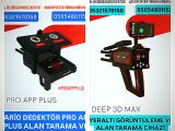  PRO APP PLUS  DEEP 3D MAX KARŞILAŞTIRMA VARİO DEDEKTÖR ALAN TARAMA ve YERALTI GÖRÜNTÜLEME CİHAZI